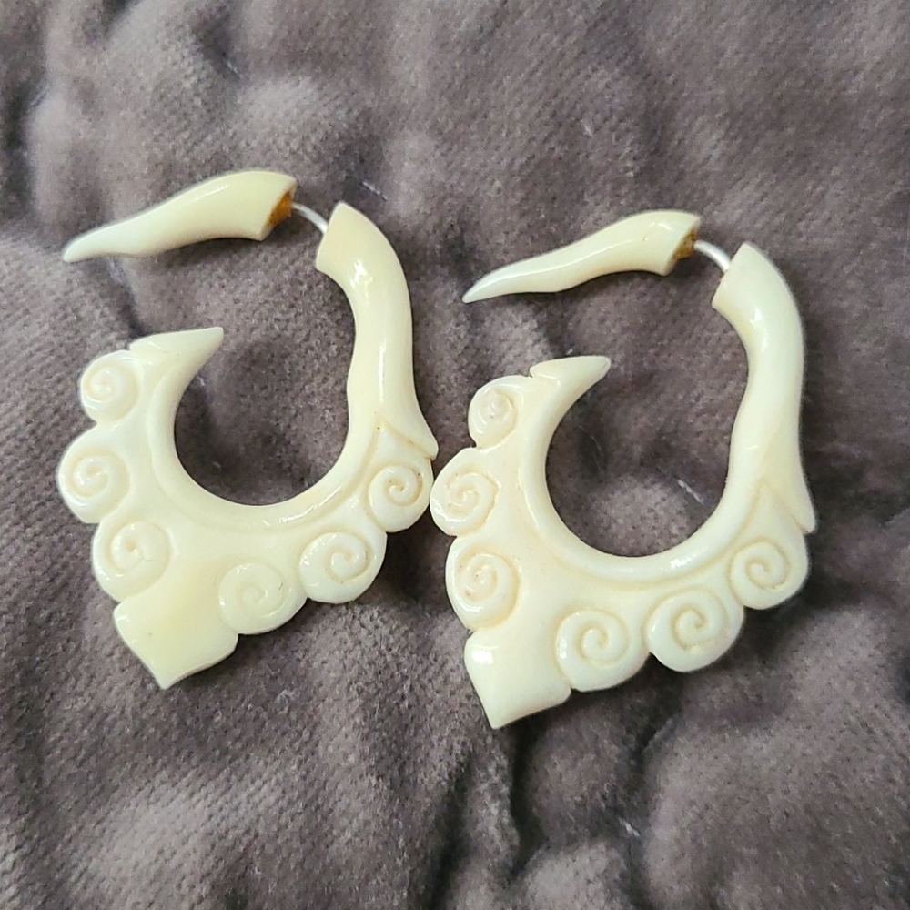 Bone Earrings